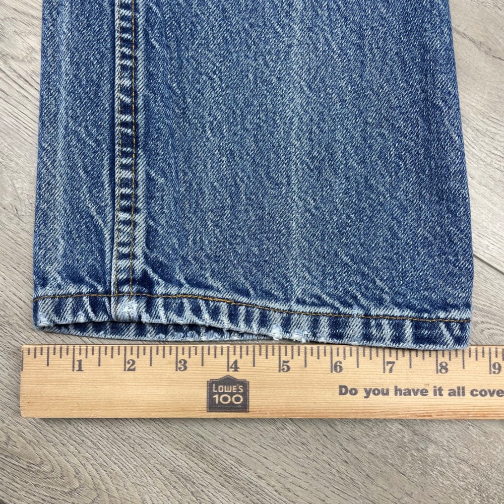 Levi's 517 Boot Cut Jeans Mens 34x32 Blue Vintage USA Made Denim - Picture 4 of 12